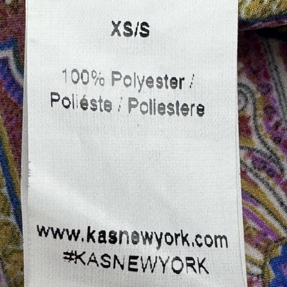 KAS New York Anthropologie XS/S Kimono Cardigan Paisley Shawl Flowy BOHO Wrap - Picture 3 of 7